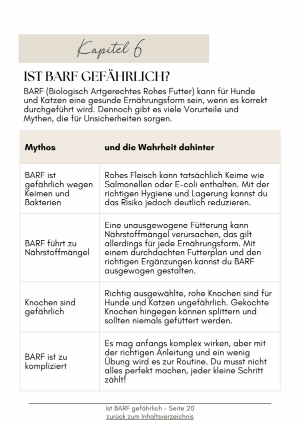 Barf Basics - Passt Barf zu mir und meinem Tier? – Bild 5
